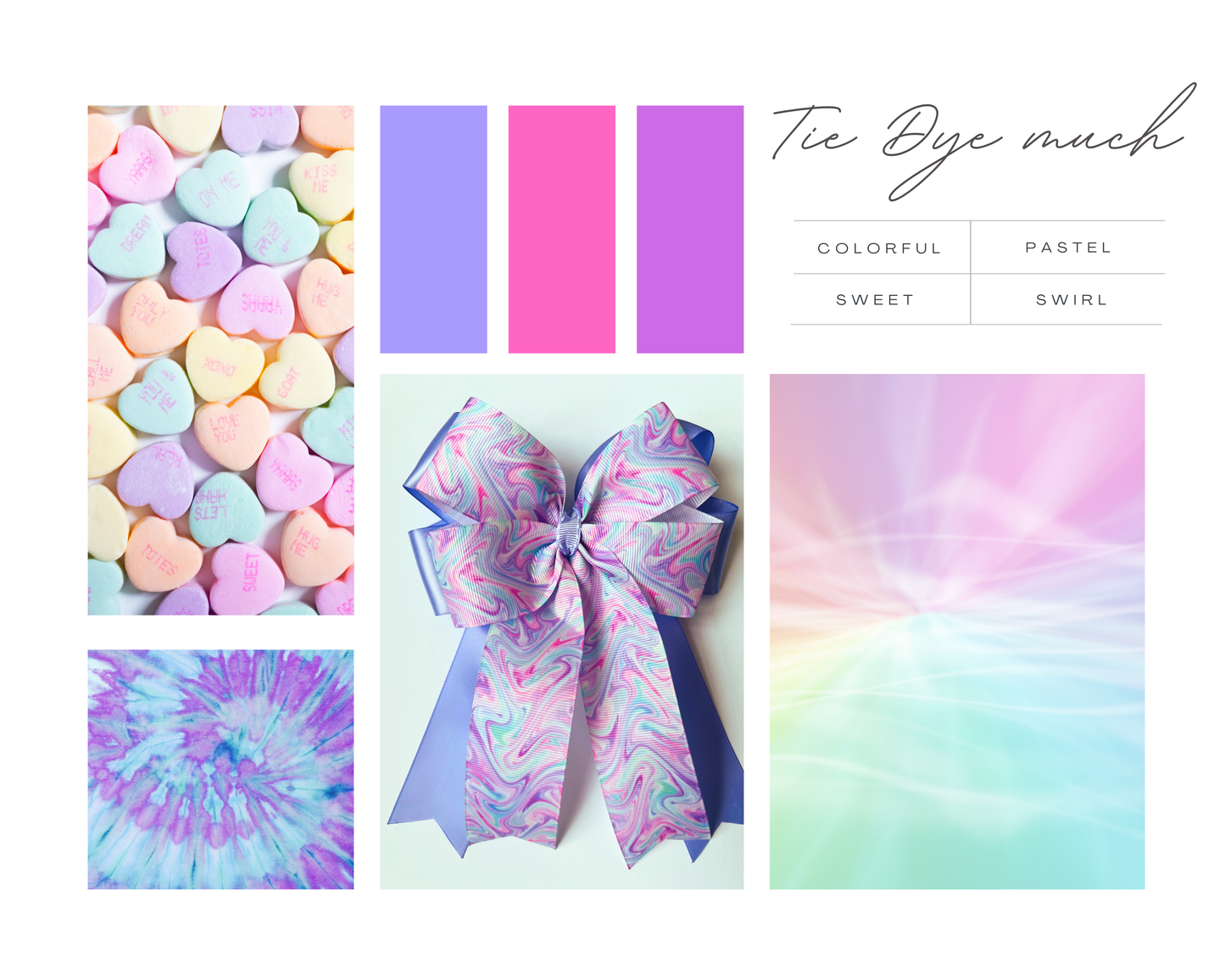 Bows Tie Dye Much?