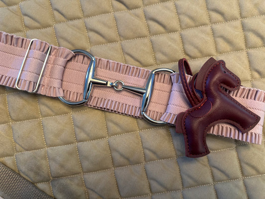 Burgundy Galopping Horse