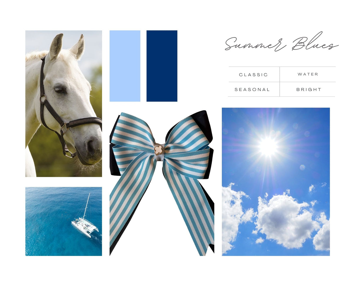 Summer Blues Bows