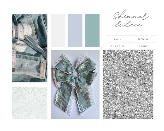 Bows Shimmer and Lace