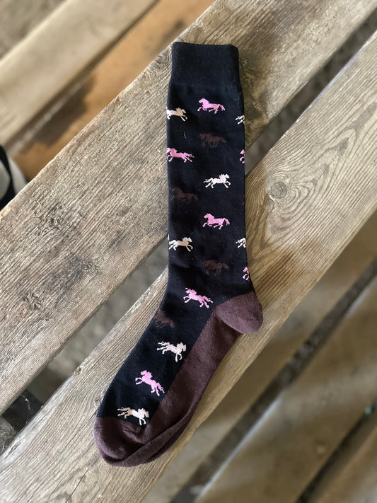 Colored horses socks