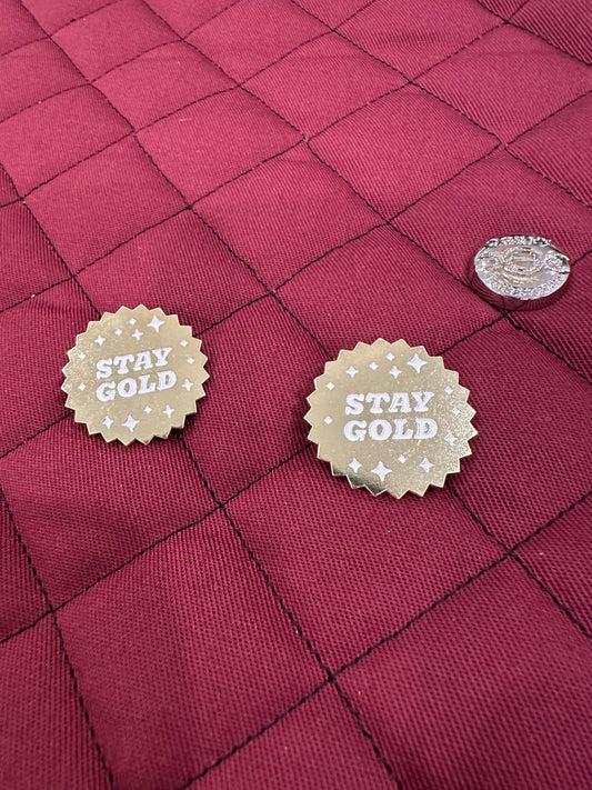 Stay Gold - Pins