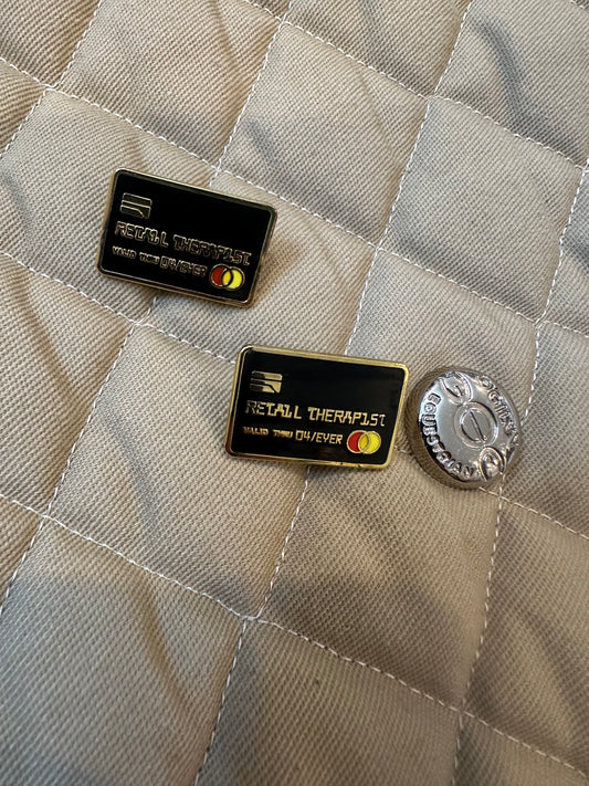 Retail Therapist - Pins